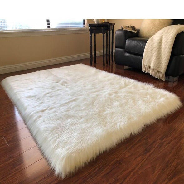 Shaggy Faux Fur Fabric - OFF WHITE - Sold By Yard - 60" Width For Coats Costumes Scarfs Rugs Crafts Decor - Quilting, Pillows, Throws,