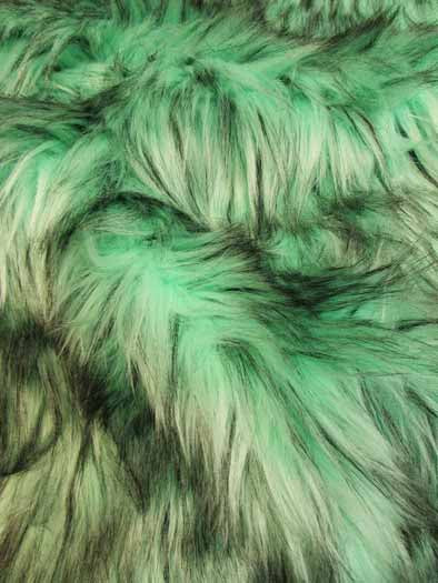 MINT - Alaskan Husky Long Pile Fabric - By Yard For Blankets Fashion Clothing Coats Scarfs Rugs Crafts Decor - Quilting, Pillows,Throws