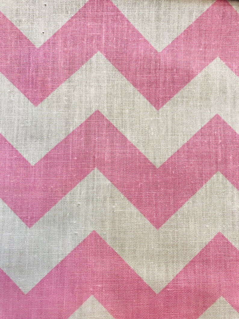 Methuselah Fabrics 1 Inch Chevron Zig Zag Poly Cotton Fabric - Sold By The Yard