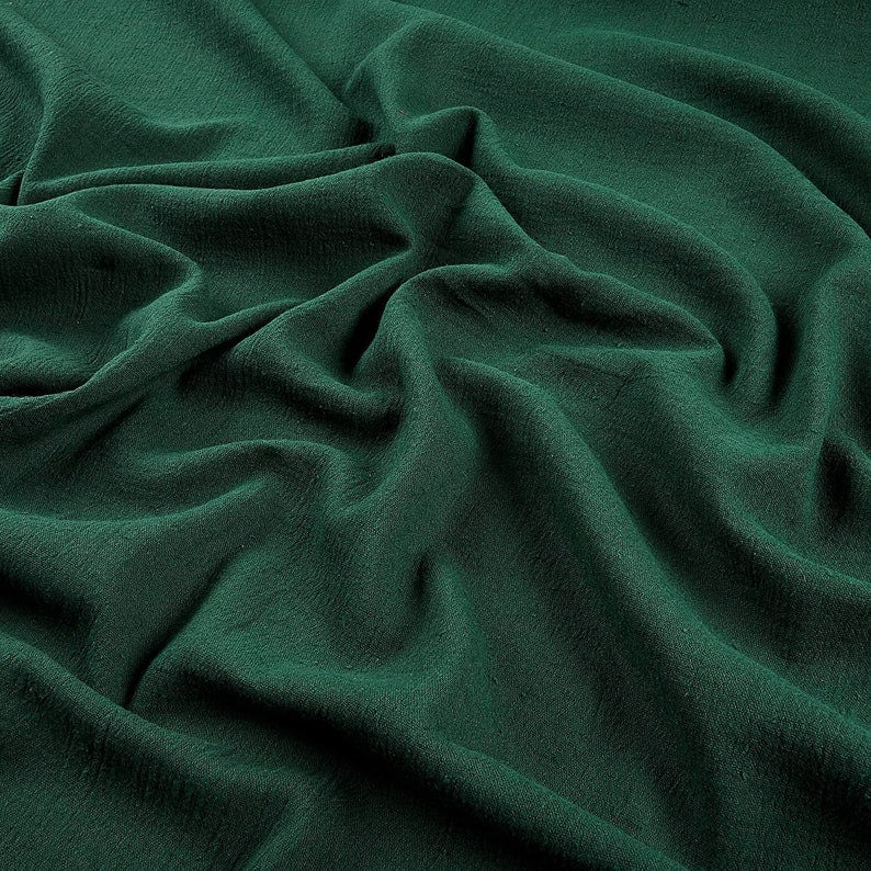 Methuselah Fabrics Cotton Gauze Fabric 100% Cotton 48/50" inches Wide Crinkled Lightweight Sold by The Yard.