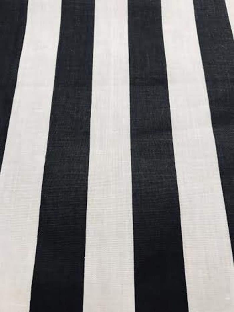 Methuselah Fabrics 1" Stripe Poly Cotton Fabric Sold By The Yard.