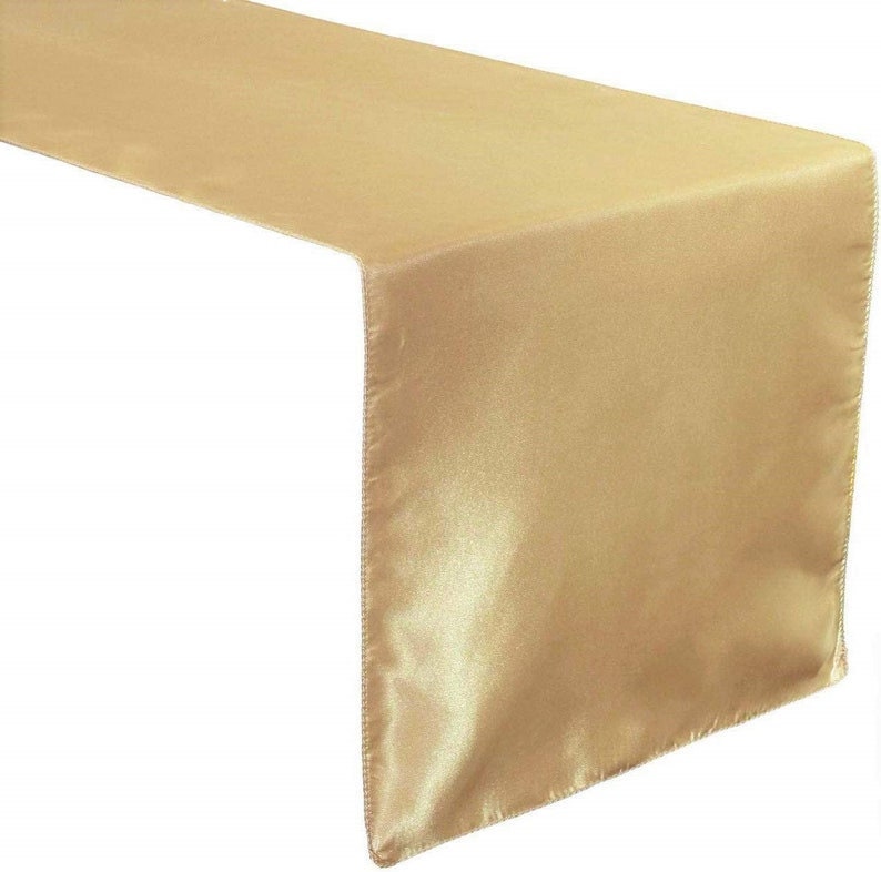 Bridal Satin Table Runner 14" x 90"