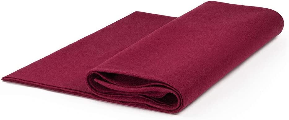 High Quality Craft Felt by The Yard 72" Wide X 1 YD Long - Burgundy