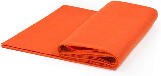 High Quality Craft Felt by The Yard 72" Wide X 1 YD Long - Orange