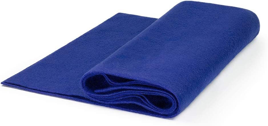 High Quality Craft Felt by The Yard 72" Wide X 1 YD Long - Royal Blue