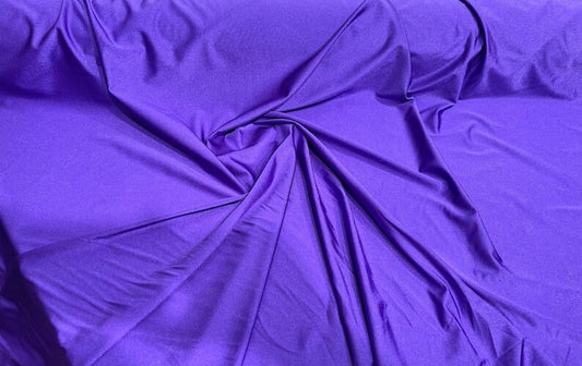 Milliskin Nylon Spandex Fabric 4 Way Stretch 58" Wide Sold by The Yard Bright Purple