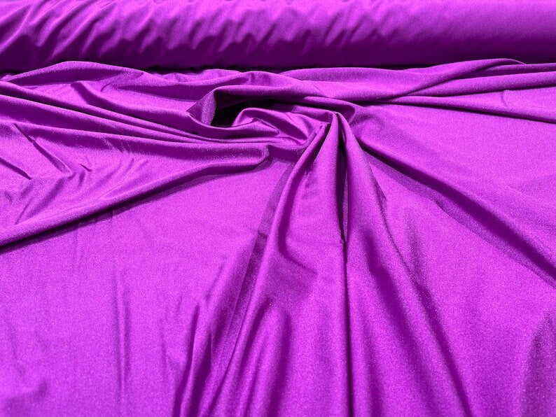 Milliskin Nylon Spandex Fabric 4 Way Stretch 58" Wide Sold by The Yard Magenta