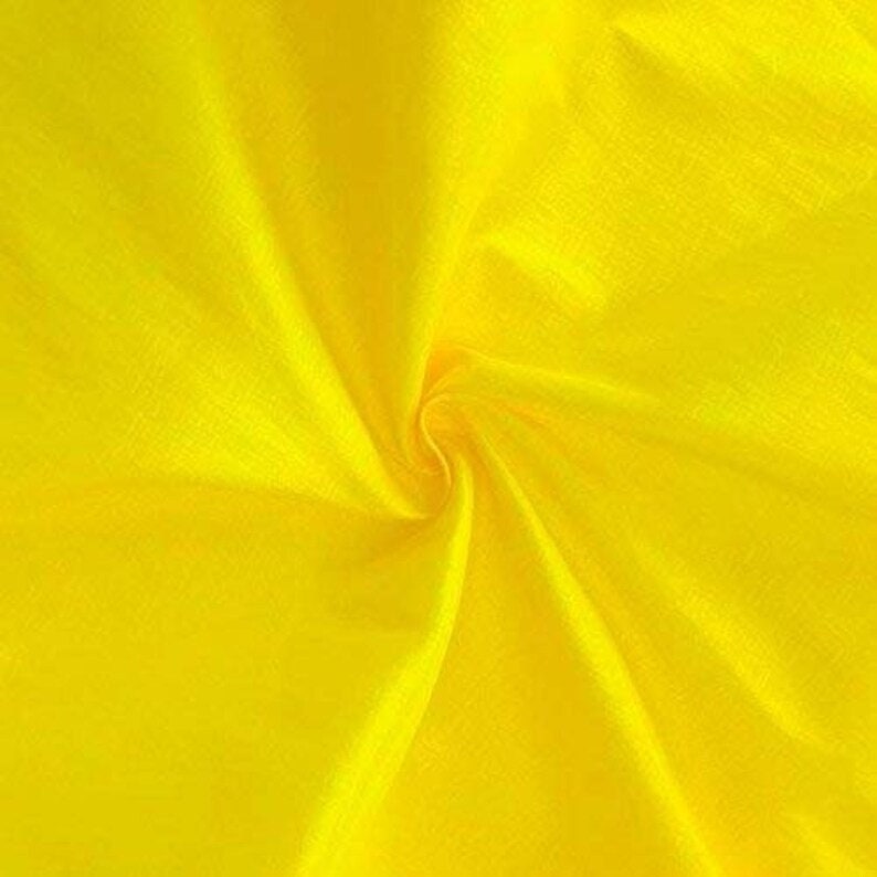 Two Tone Taffeta Fabric, Sold By The Yard. Yellow