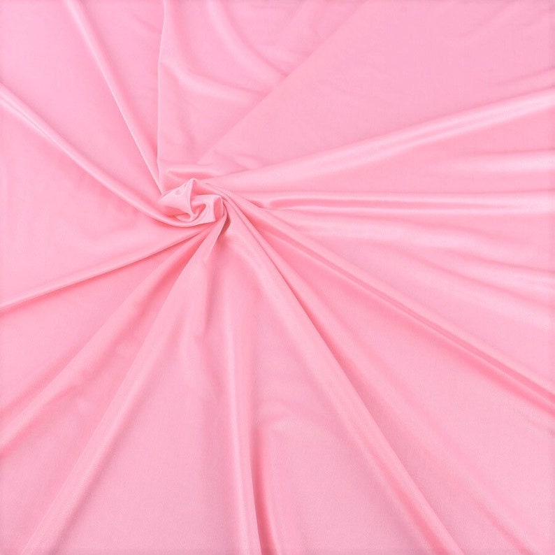 Milliskin Nylon Spandex Fabric 4 Way Stretch 58" Wide Sold by The Yard Light Pink