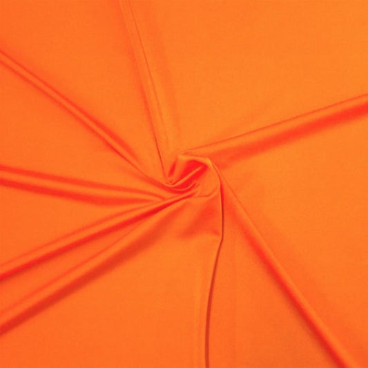 Milliskin Nylon Spandex Fabric 4 Way Stretch 58" Wide Sold by The Yard Neon Orange