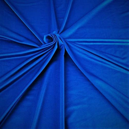 Milliskin Nylon Spandex Fabric 4 Way Stretch 58" Wide Sold by The Yard Royal Blue