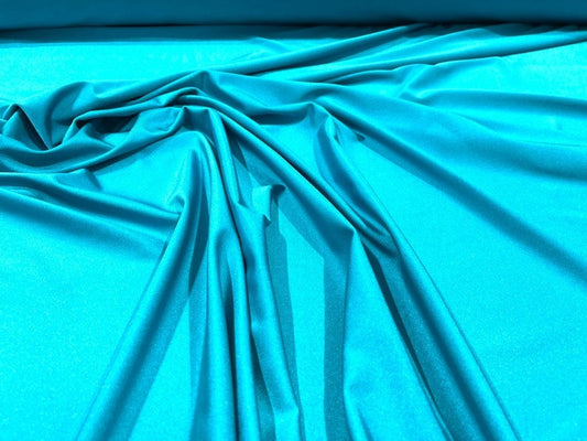 Milliskin Nylon Spandex Fabric 4 Way Stretch 58" Wide Sold by The Yard Aqua