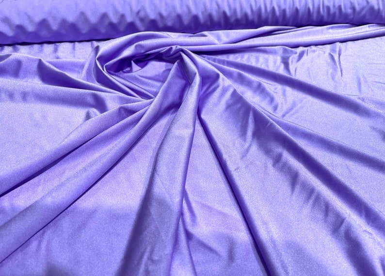 Milliskin Nylon Spandex Fabric 4 Way Stretch 58" Wide Sold by The Yard Lavender