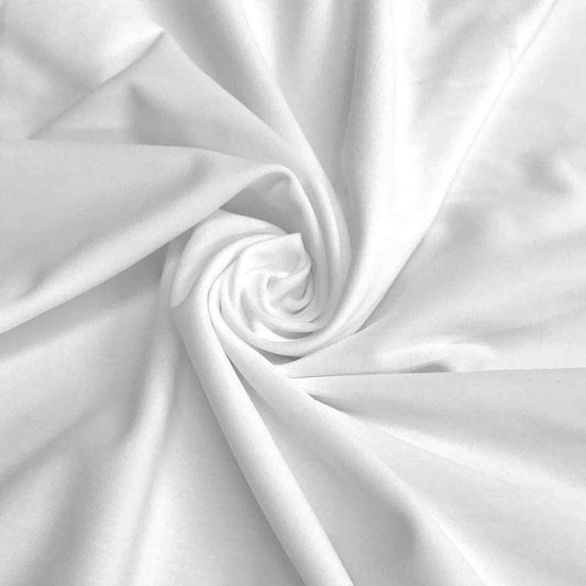 Milliskin Nylon Spandex Fabric 4 Way Stretch 58" Wide Sold by The Yard White