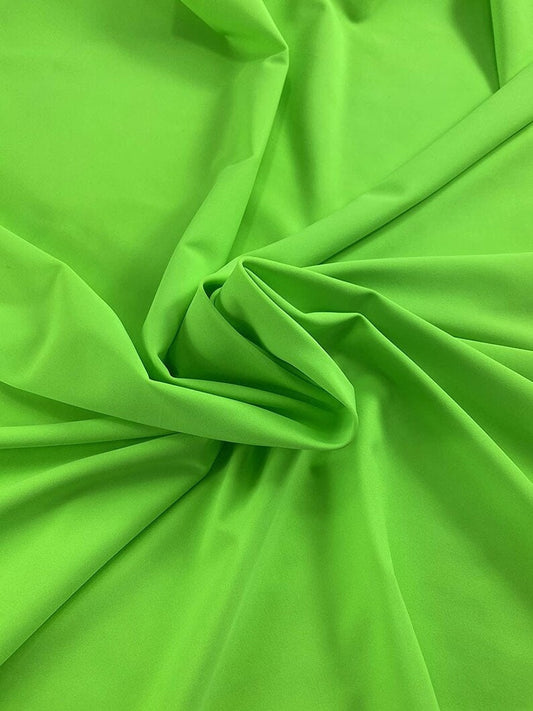 Milliskin Nylon Spandex Fabric 4 Way Stretch 58" Wide Sold by The Yard Lime