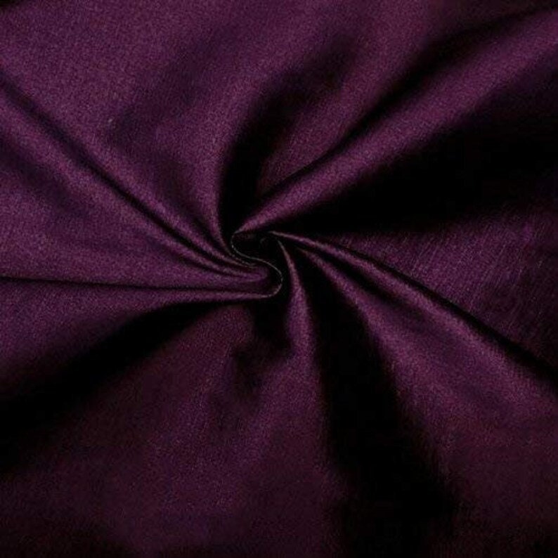 Two Tone Taffeta Fabric, Sold By The Yard. Plum