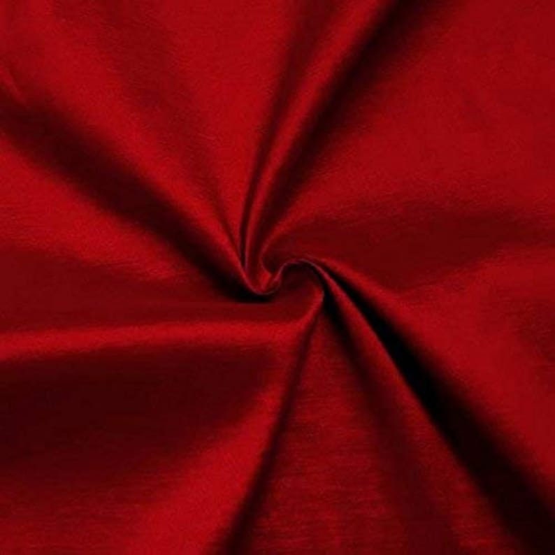 Two Tone Taffeta Fabric, Sold By The Yard. Cherry Red