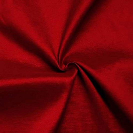 Two Tone Taffeta Fabric, Sold By The Yard. Cherry Red