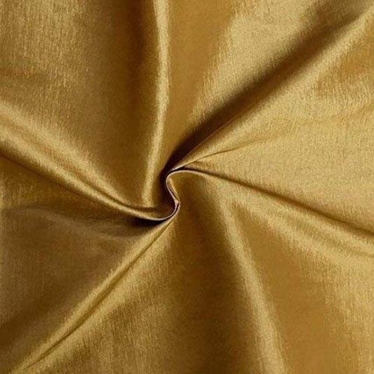 Two Tone Taffeta Fabric, Sold By The Yard. Gold