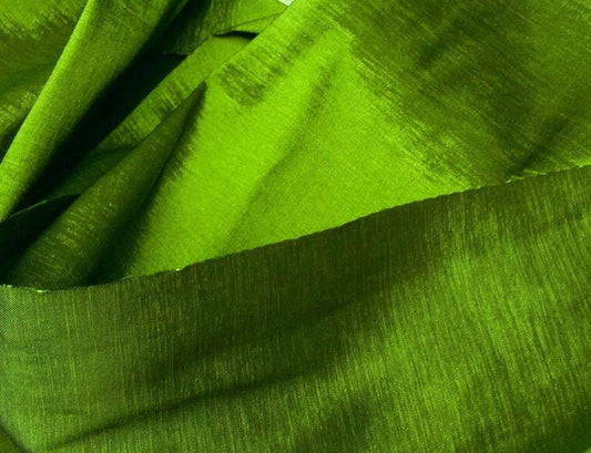 Two Tone Taffeta Fabric, Sold By The Yard. Avocado