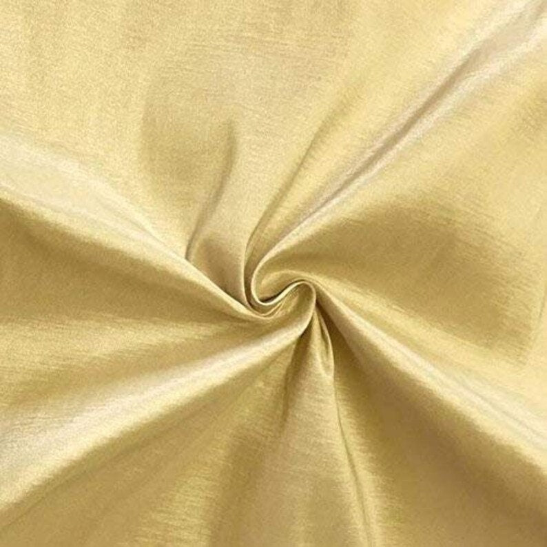 Two Tone Taffeta Fabric, Sold By The Yard. Champagne