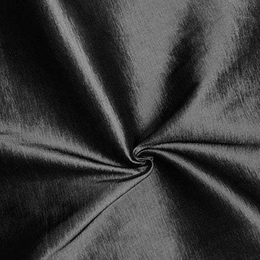 Two Tone Taffeta Fabric, Sold By The Yard. Charcoal