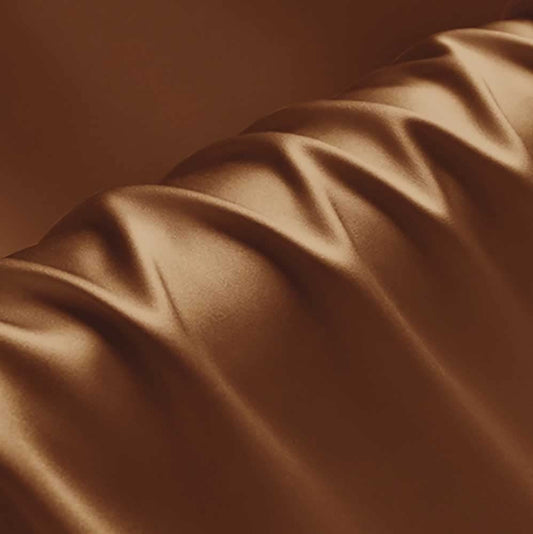 Silky Shiny Stretch Charmeuse Satin Fabric for Wedding Dress Fashion Crafts Costumes Decorations Silky Satin 58” Sold By Yard Lt Brown