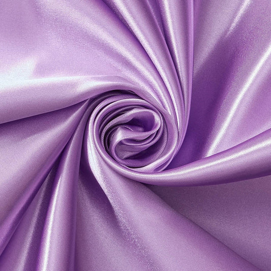 LILAC - Heavy Bridal Satin Fabric Silky Poly Wedding Dress By Yard For Prom Dress Ball Gown Formal Evening Gowns, Satin Gowns