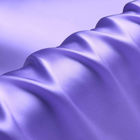 Silky Shiny Stretch Charmeuse Satin Fabric for Wedding Dress Fashion Crafts Costumes Decorations Silky Satin 58” Sold By Yard Lavender