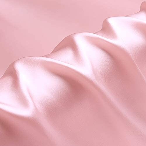 Silky Shiny Stretch Charmeuse Satin Fabric for Wedding Dress Fashion Crafts Costumes Decorations Silky Satin 58” Sold By Yard Pink