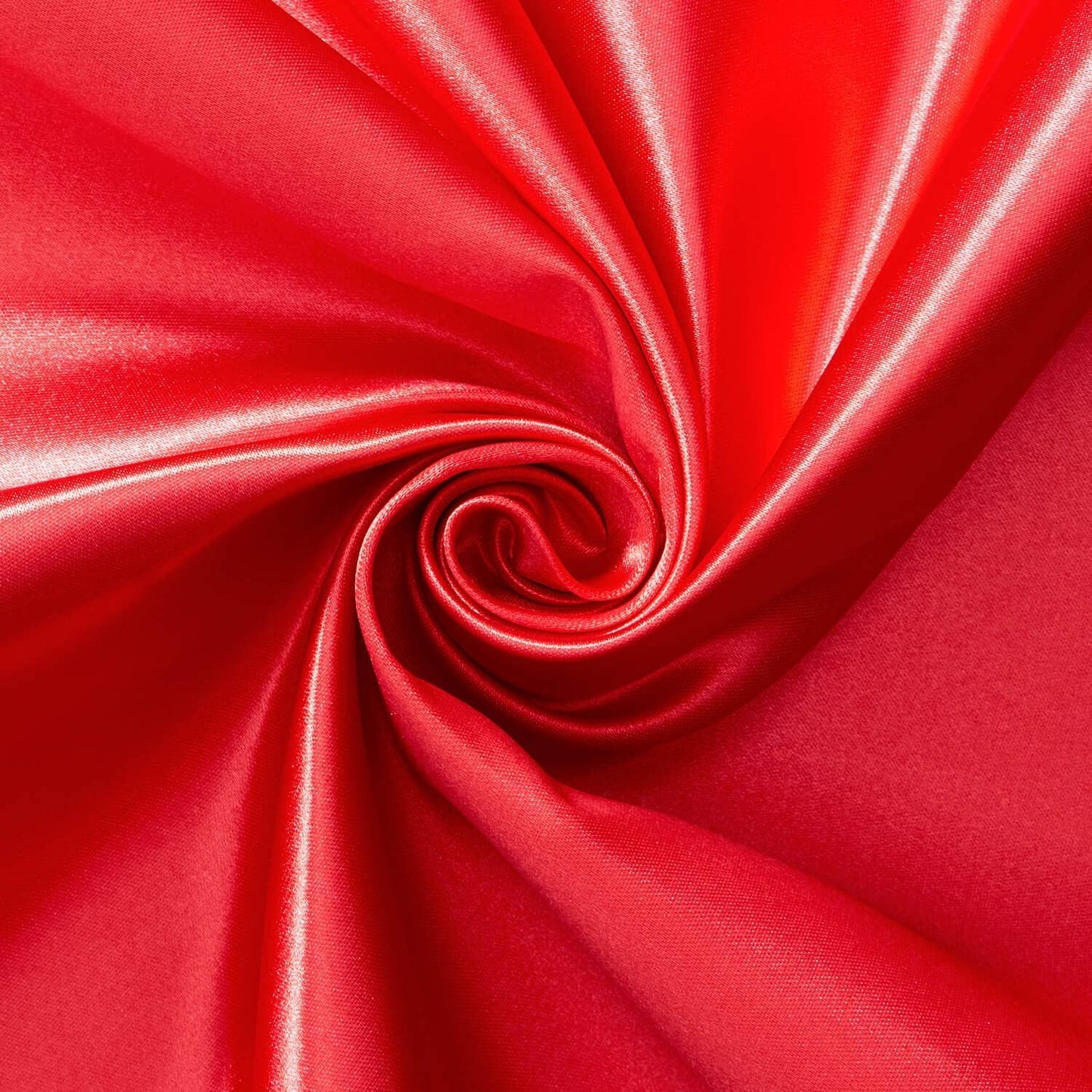 RED - Heavy Bridal Satin Fabric Silky Poly Wedding Dress By Yard For Prom Dress Ball Gown Formal Evening Gowns, Satin Gowns