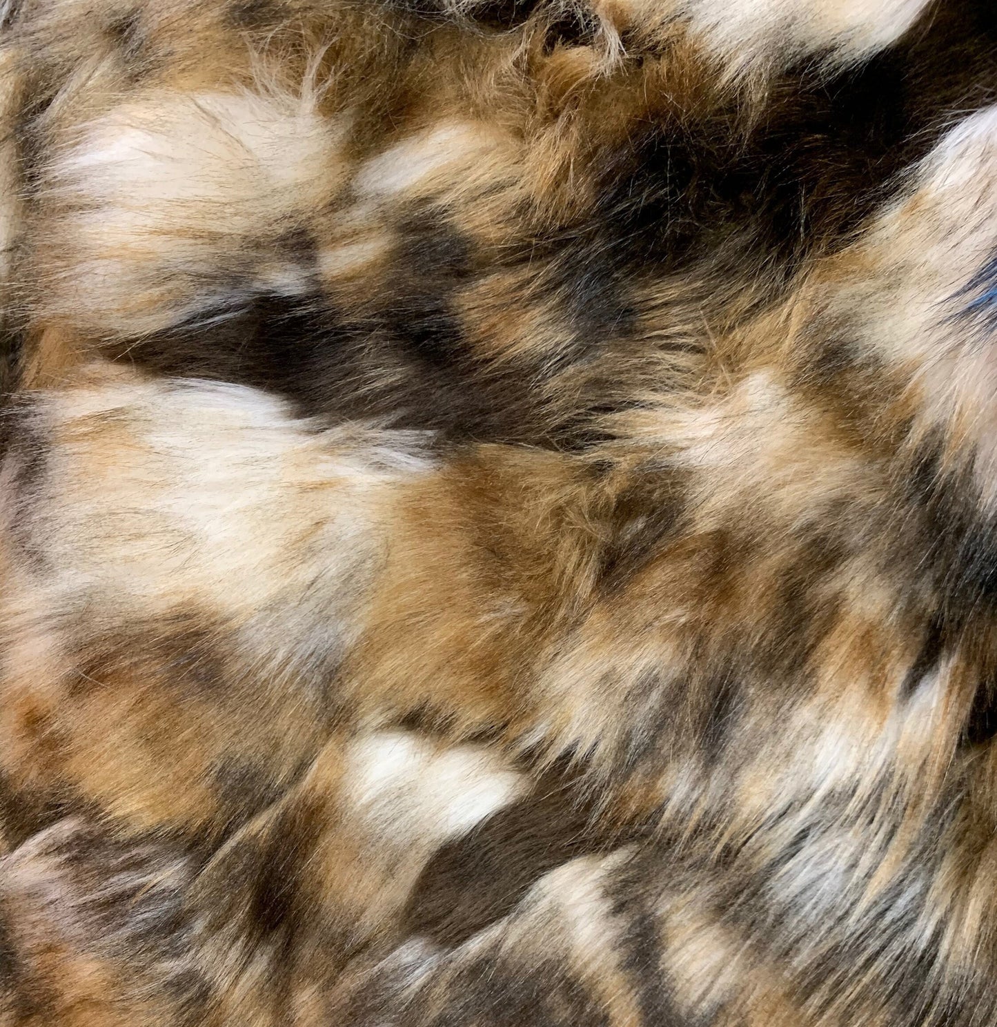 BROWN - Faux Fake Fur Animal Short Pile Fabric - EXOTIC - By The Yard -For Blankets Fashion Clothing Coats - Scarfs Rugs Crafts Decor -