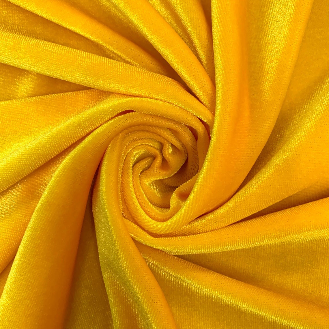 SPANDEX VELVET - Stretch Velvet Fabric for Sewing Apparel Costumes Craft, Sold By The Yard. Mango